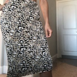 Animal Print Skirt